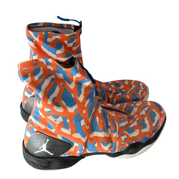 Air Jordan Westbrook XX8 SE Basketball Shoes Orange Blue Camo Mens Size 14 main image 9